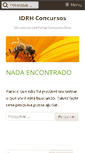 Mobile Screenshot of idrhconcursos.com.br